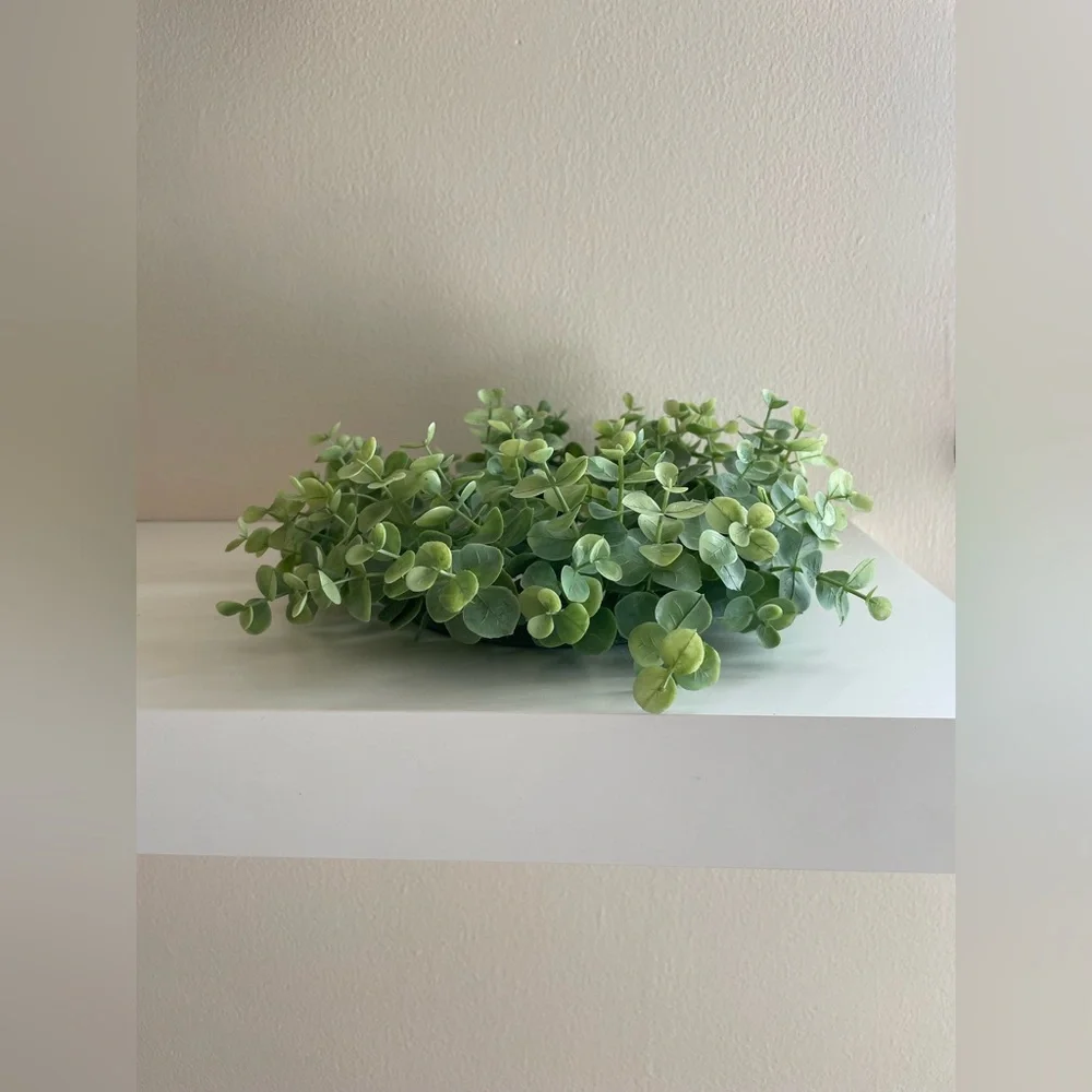 Green Faux Eucalyptus Wreath
